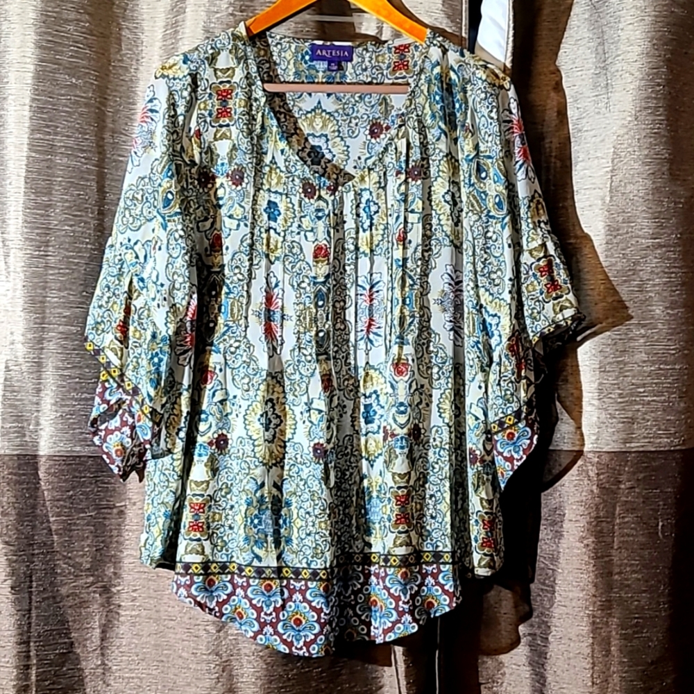 Beautiful multicolored tunic